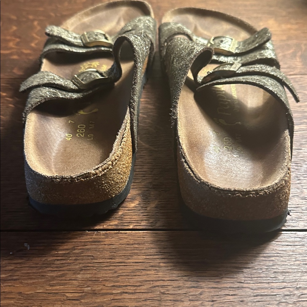 Birkenstock Papillio sandals. Gold. Size 40, US 9.5 - Picture 6 of 7